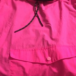 PINK Anorak Jacket Size L Like New !