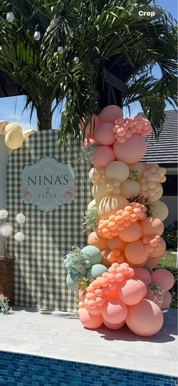 Balloons and backdrops