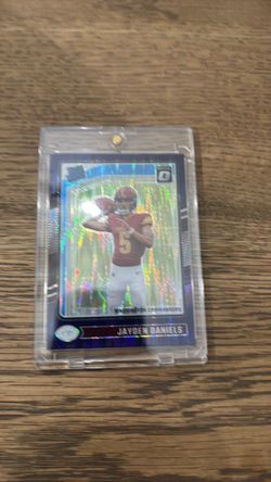 Jayden Daniels Donruss Optic Rookie Card