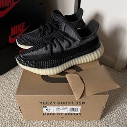 Adidas Yeezy Boost 350 V2 Carbon Black New Size 6.5