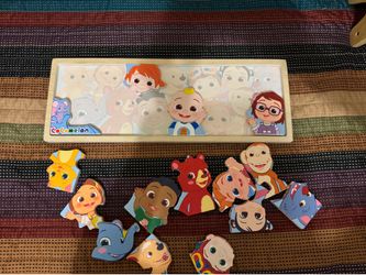 CoComelon Play-A-Long Wooden Puzzle, 15-Pieces, Recycled Wood, Officially Licensed Kids Toys for Ages 18 Month by Just Play