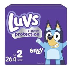 Luvs Platinum Protection Size 2 (264 Diapers) NEW BIG BOX