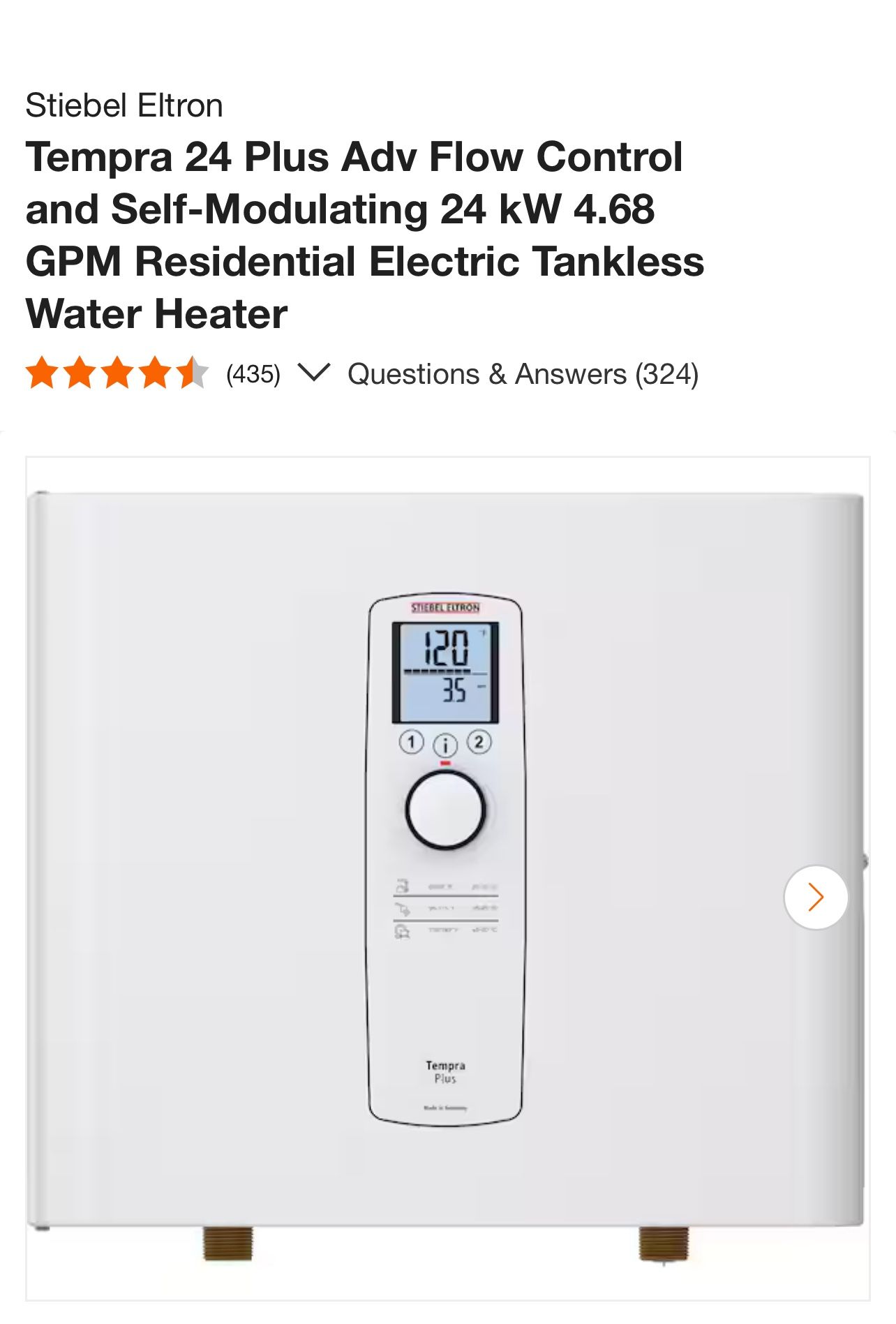 Tankless Water Heater