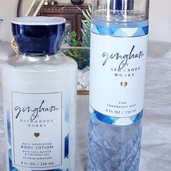 Gingham Body Lotion and Fragrance Mist