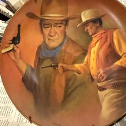 John Wayne Collectible Plates X 11