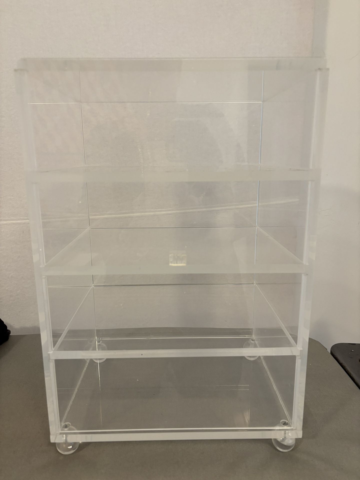 Lucite Display Cabinet 16in