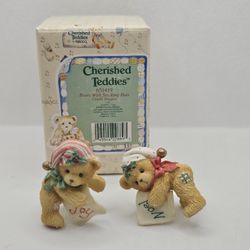 New CHERISHED TEDDIES candle holder hugger Bear Christmas nativity holiday

Mint condition, kept in the box, never displayed

651419

Bears with stock