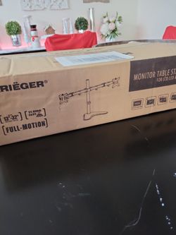 Monitor Table Stand Dual