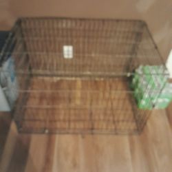 Dog Kennel Can Fit 40lbs With Room 