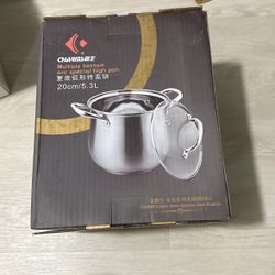 Stainless Steel Pot New In Box