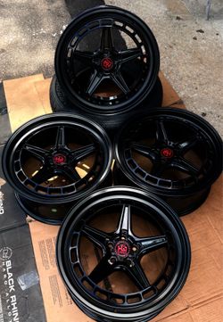 (SALE) NEW 4 HJ Racing Wheels 18x8J inch wheels