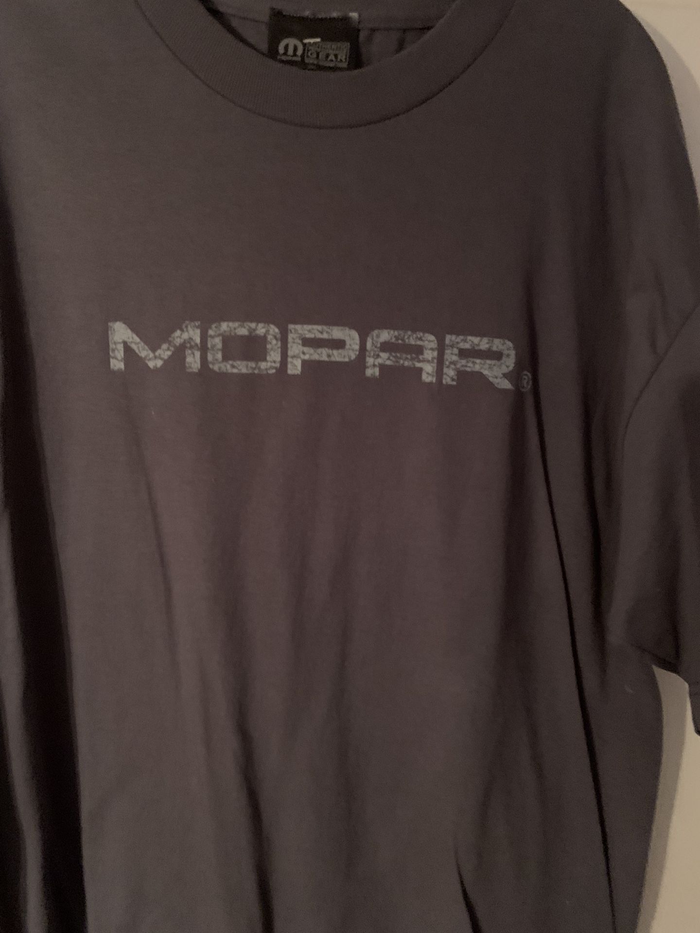Mopar T Shirt Large Mopar Authentic Gear New
