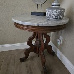 Antique Victorial Marble Top Table