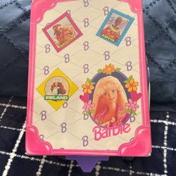 1995 Barbie Take Along Doll Trunk Travel Suitcase Collectible Tara Toys 12020