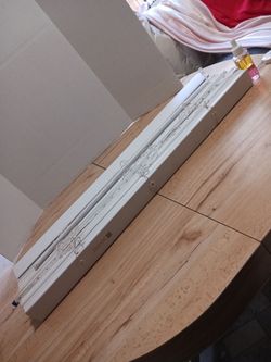 Blind window cover 28" wide white