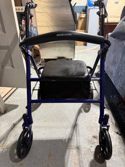 McKesson Four-Wheel Rollator Walker