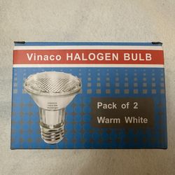  PAR20 Halogen Light Bulbs, 2PCS 39W 