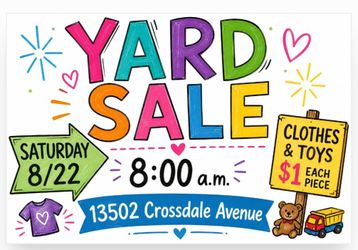 Norwalk yard sale