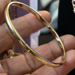 14k gold plated bracelet