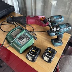 Makita Impact Drills And Sawzall