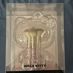 Hello Kitty 6 Pc Brush Gift Set By Impressions Vanity Co .