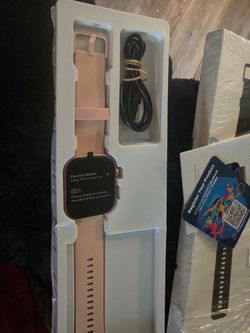 Smart Watch for Women, 1 Smartwatch Compatible iPhone/Samsung/Android (Answer/Make Calls), 100+ Sport Modes Fitness Tracker with Heart Rate/Sleep/SpO2