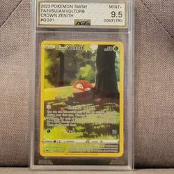 Hisuian Voltorb Crown Zenith #GG1 [AGS Mint 9.5]
