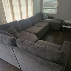 Grey sectional