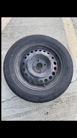 1 Only - 175/65r15 4x100 4x3.94 Stock Honda Fit Civic Scion Xa Xb Ia Echo Corolla Miata Wheel Rim Tire!