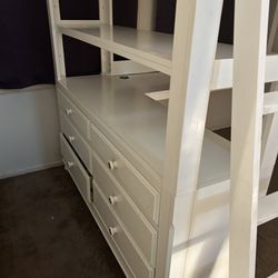 Used White Bedroom Loft