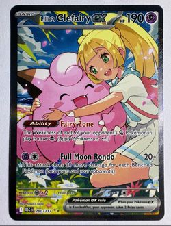 Pokémon Lillie’s Clefairy EX 280/217 Ascended Heroes Special Illustration Rare