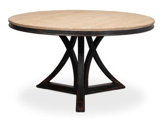 Flying Buttress Black Dining Table