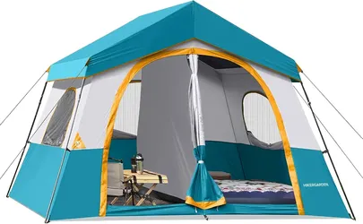 HIKERGARDEN 8 Person Camping Tent