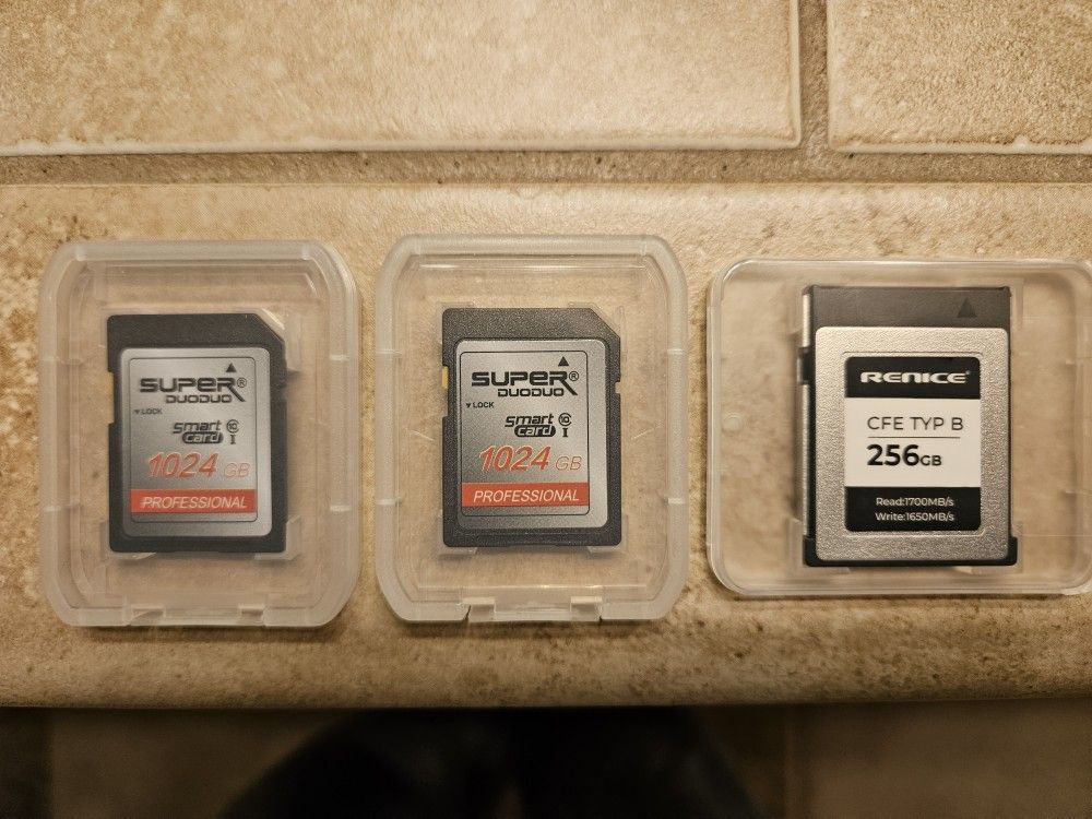 Cfexpress And SD Cards 