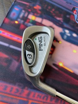 Left Handed 3 Driving Iron. Golf Club. Ping Green Dot. 