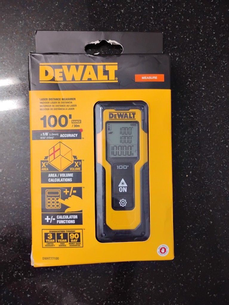 DeWalt 100' Laser Distance Measurer