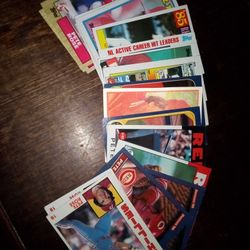 Baseball Cards Pete Rose Collection