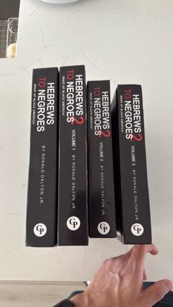 Hebrews To Negroes Complete Hardcover Set Books 1-4 Ronald Dalton Jr. Vol 1 2 3 4