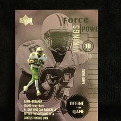 Randy Moss Upper Deck Define The Game Rookie Card #DG7