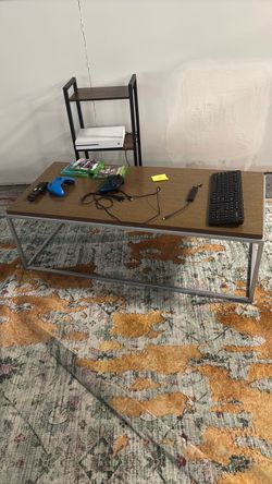 Wood and Medal coffe table