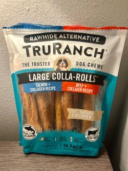 TRURANCH Collagen Dog Chews – 7 Large Rolls
