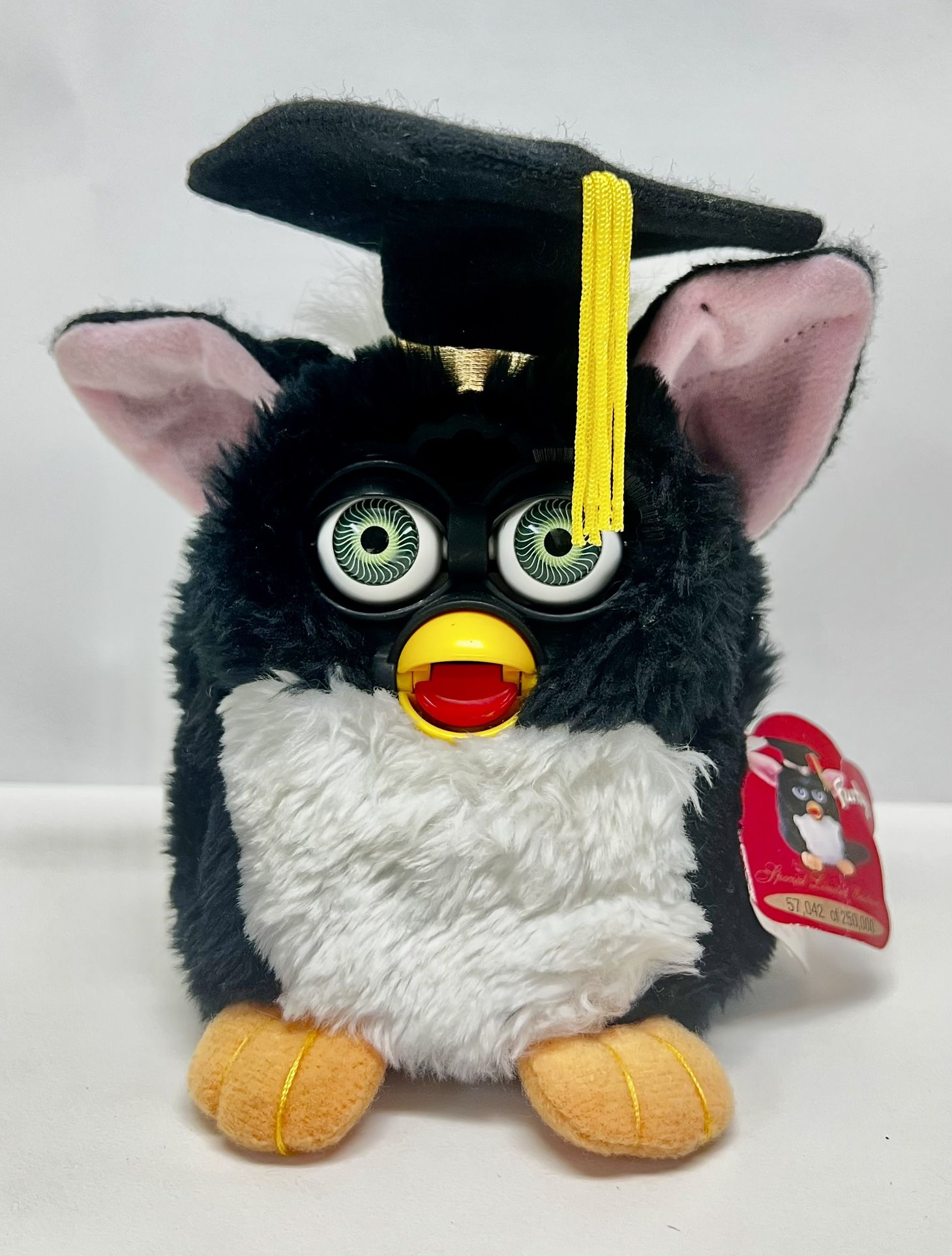Vintage 1999 Furby Graduation Cap Gown Original Tags *READ*