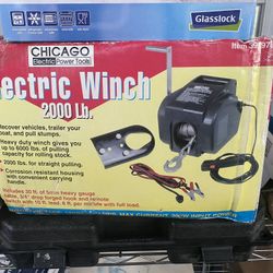 Electric Winch 2000 Lb. New