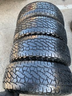 4 265-70-16 BF Goodrich Trail Terrain T/A