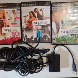 Ps2 game.. sing star bundle !!!