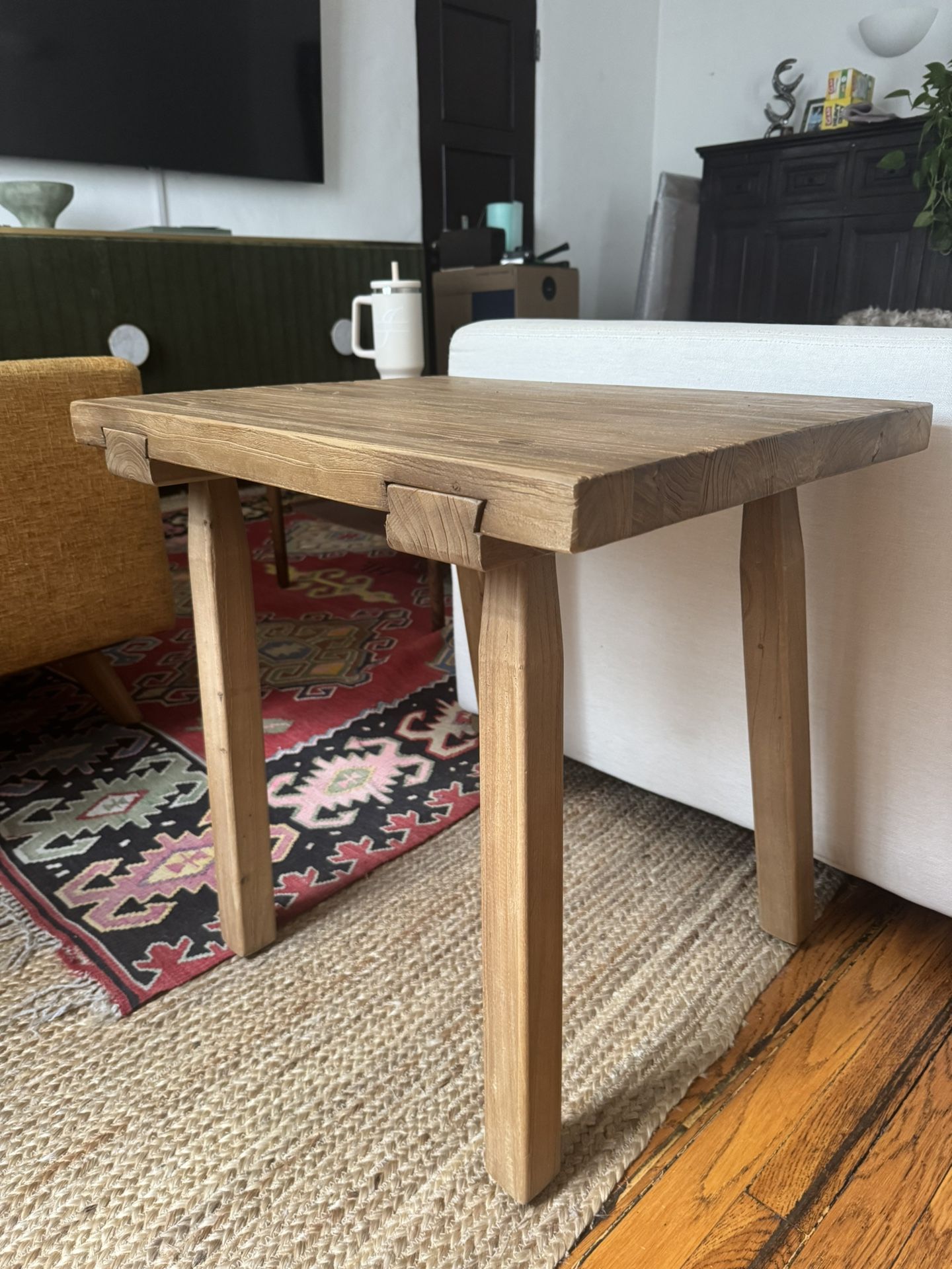 Reclaimed Wood Side Table