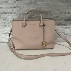 Michael Kors Blush Pink Cross Body/ Hand Bag 