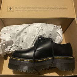 1461 SMOOTH LEATHER PLATFORM SHOES Dr Martens