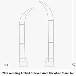 2 Piece Wedding Arch Bracket/Stand