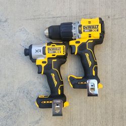 Dewalt 20v Impact And Hammer Drill Brushless XR Brand New Tools Only 